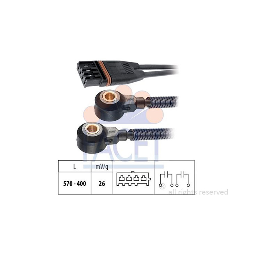 BMW X3 35i F25 10-17년 FACET 노크센서 2O8I