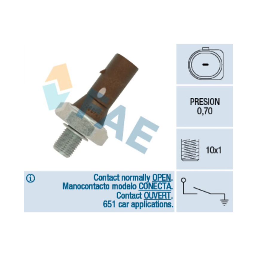 아우디 A4 2.0 TFSI 8K 07-15년 FAE 오일 압력센서 R52K