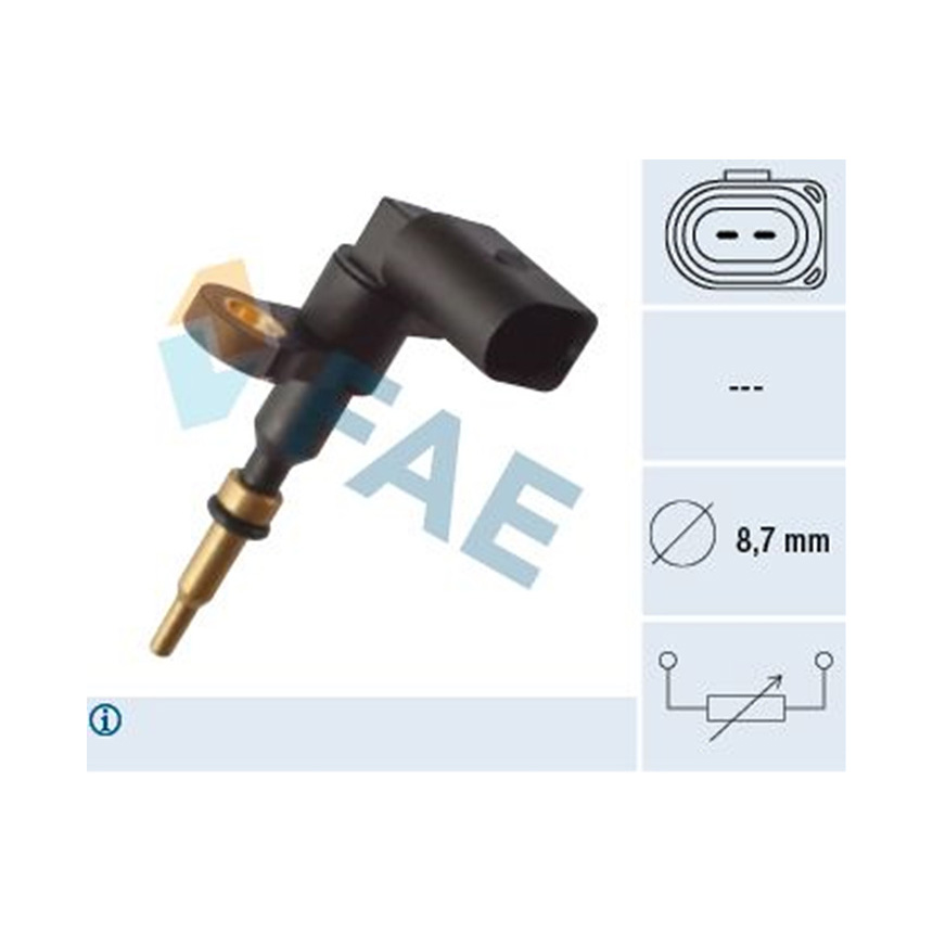 아우디 Q3 2.0 TDI 8U 11-18년 FAE 냉각수 온도센서 B2M3