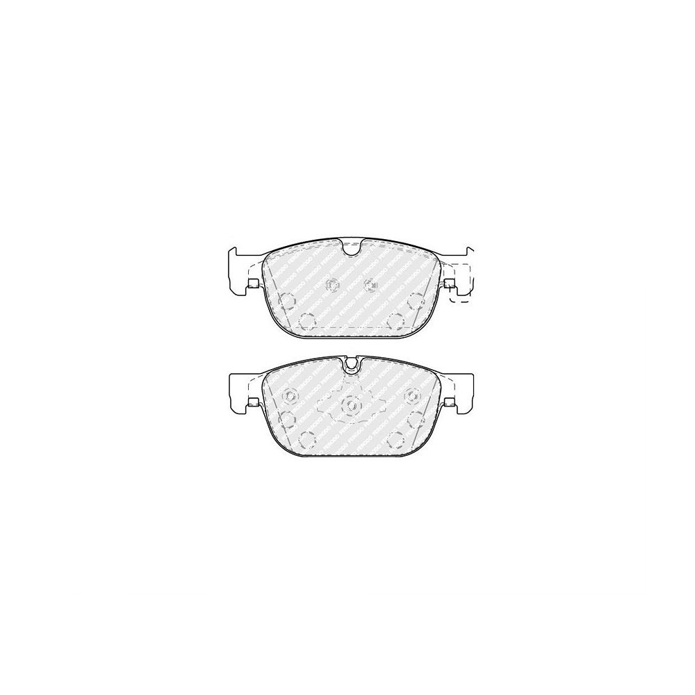 볼보 S90 T8 16-현재 FERODO 앞쪽 브레이크패드 7SFN