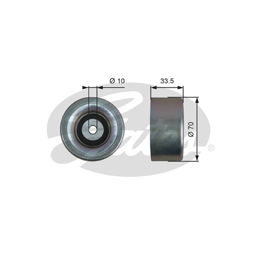 토요타 캠리 3.5 11-현재 GATES 풀리 F8M4