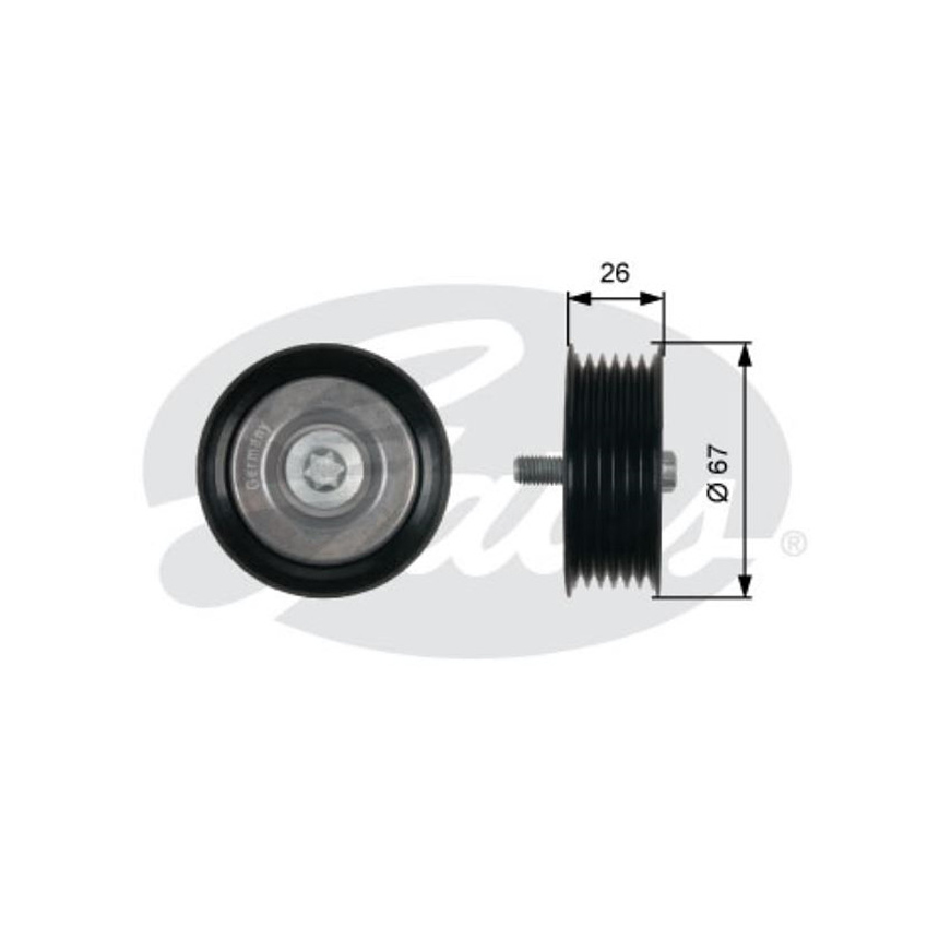 벤츠 E63 AMG W211 06-08년 GATES 풀리 C4VL