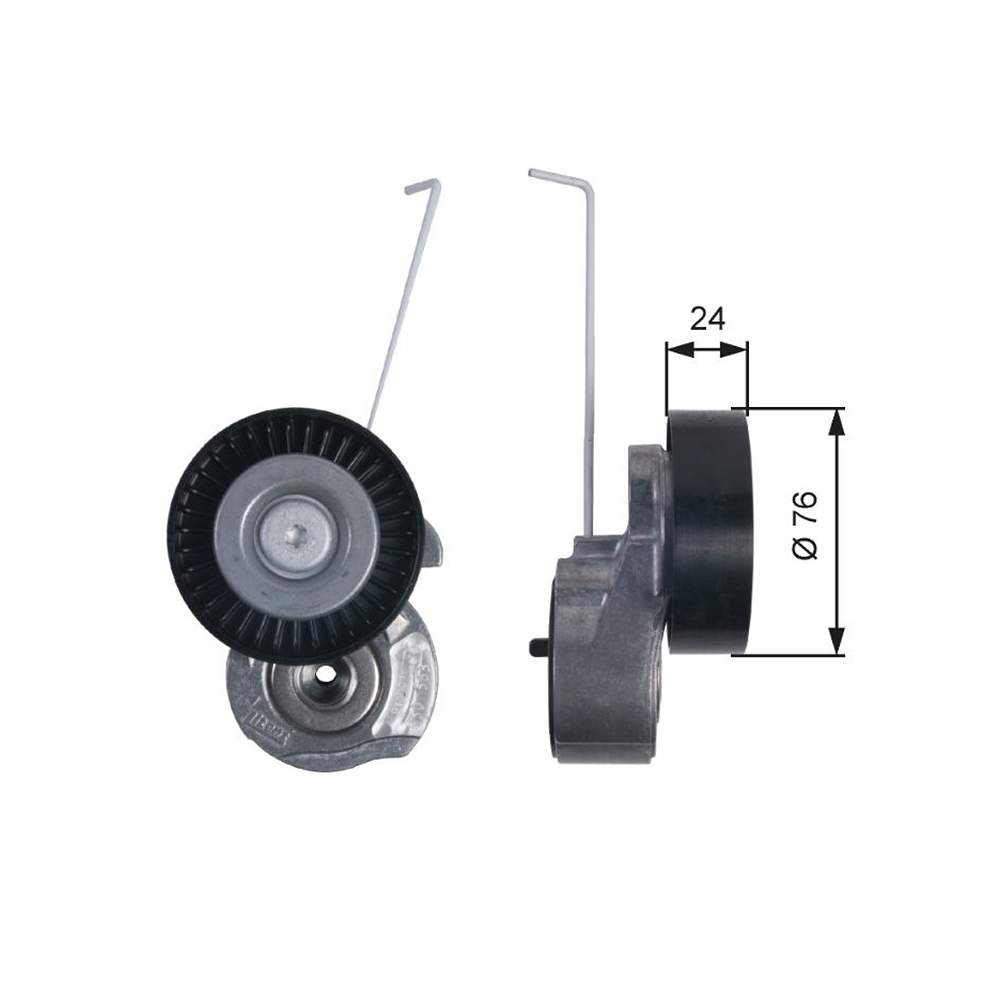 볼보 S60 T 10-18년 GATES 텐셔너 WS5P