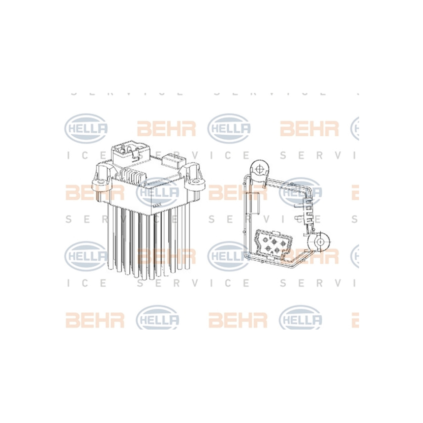 BMW 325i E46 00-05년 HELLA 히터저항 2XID