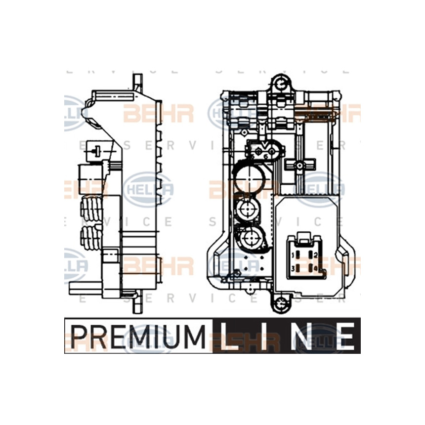 벤츠 E63 AMG W211 06-08년 HELLA 히터저항 OSDI