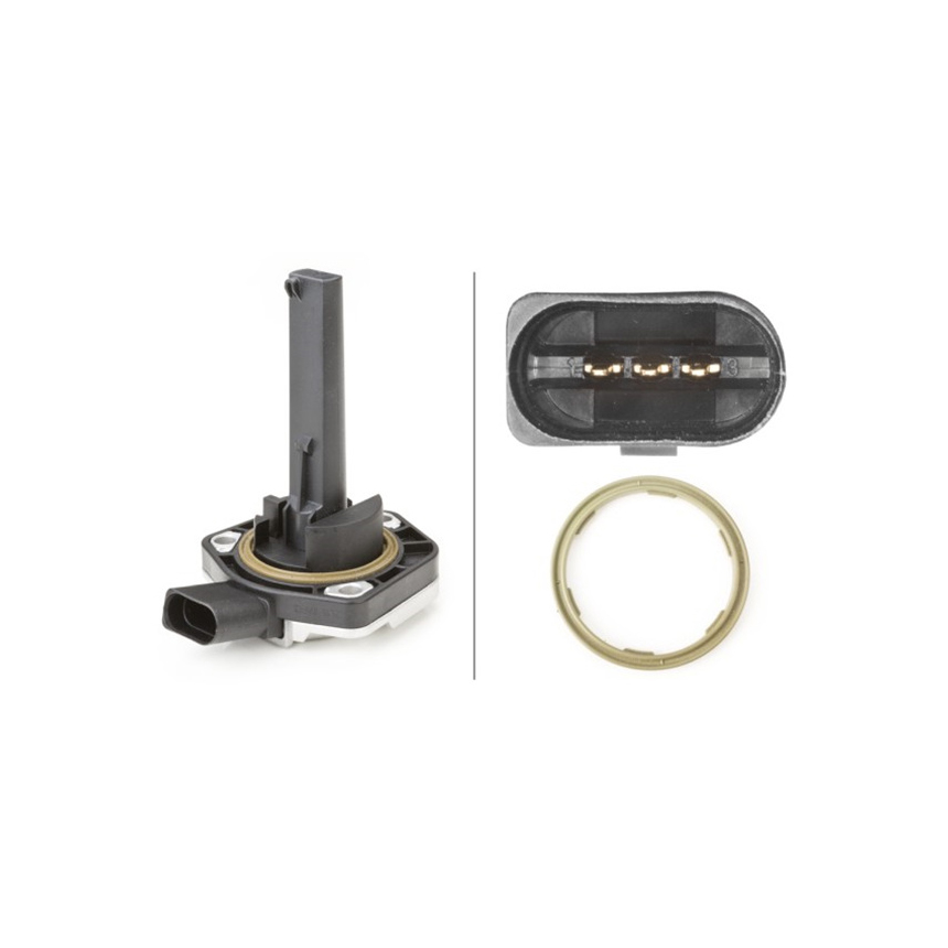 아우디 A6 4.2 FSI 4F 04-11년 HELLA 오일 레벨센서 QV6X