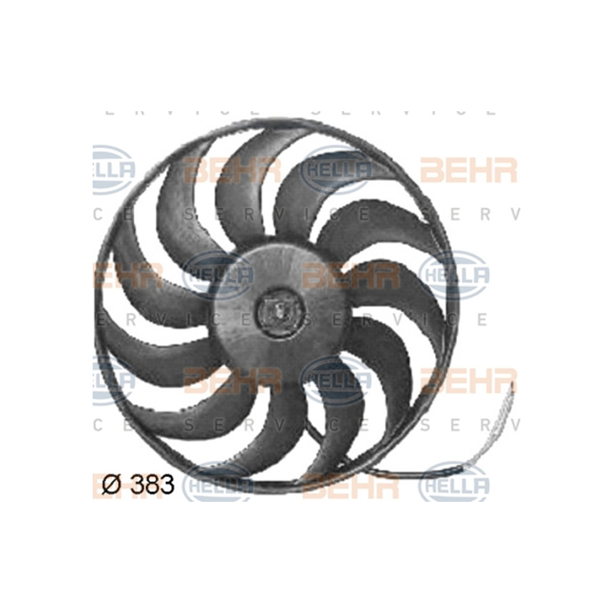 아우디 A6 2.4 4F 05-11년 HELLA 라디에이터팬 4N57