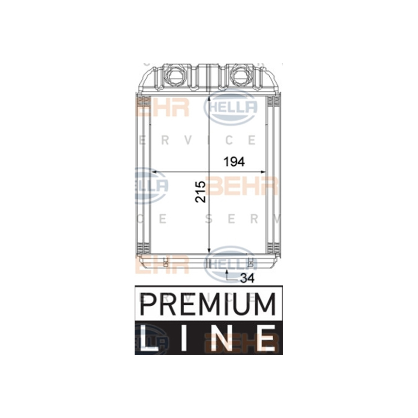 포르쉐 카이엔 3.6 9PA 02-10년 HELLA 히터코어 YTS0