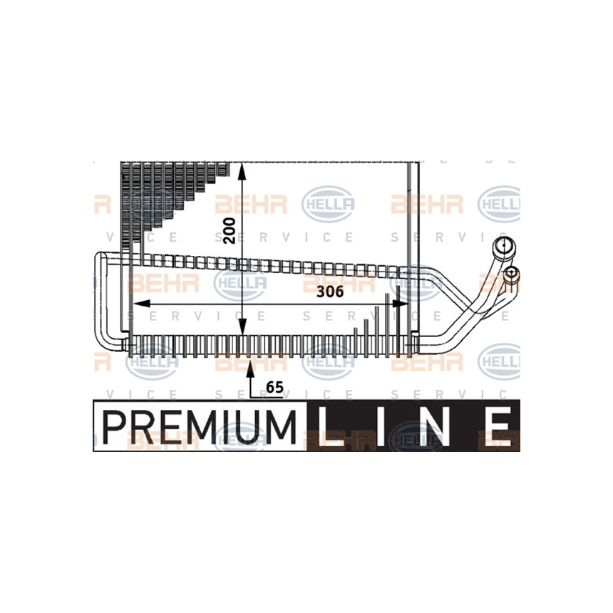 벤츠 E63 AMG W211 06-08년 HELLA 에바포레이터 N72A