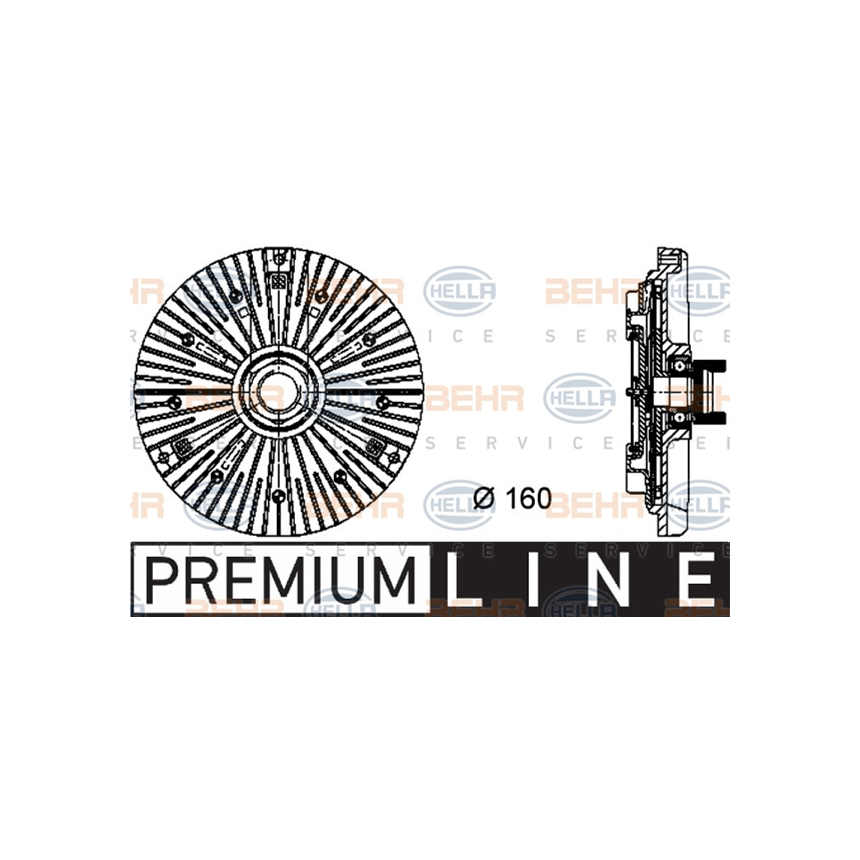 BMW 325i E46 00-05년 HELLA 팬클러치 TI71