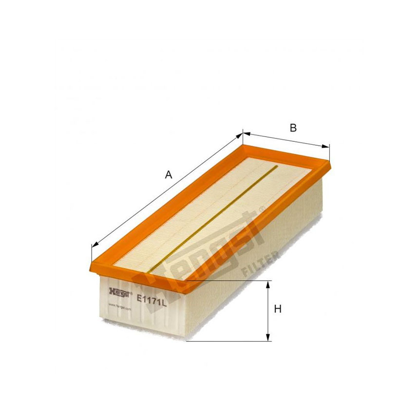 BMW X3 20d F25 10-17년 HENGST 에어필터 HJKN