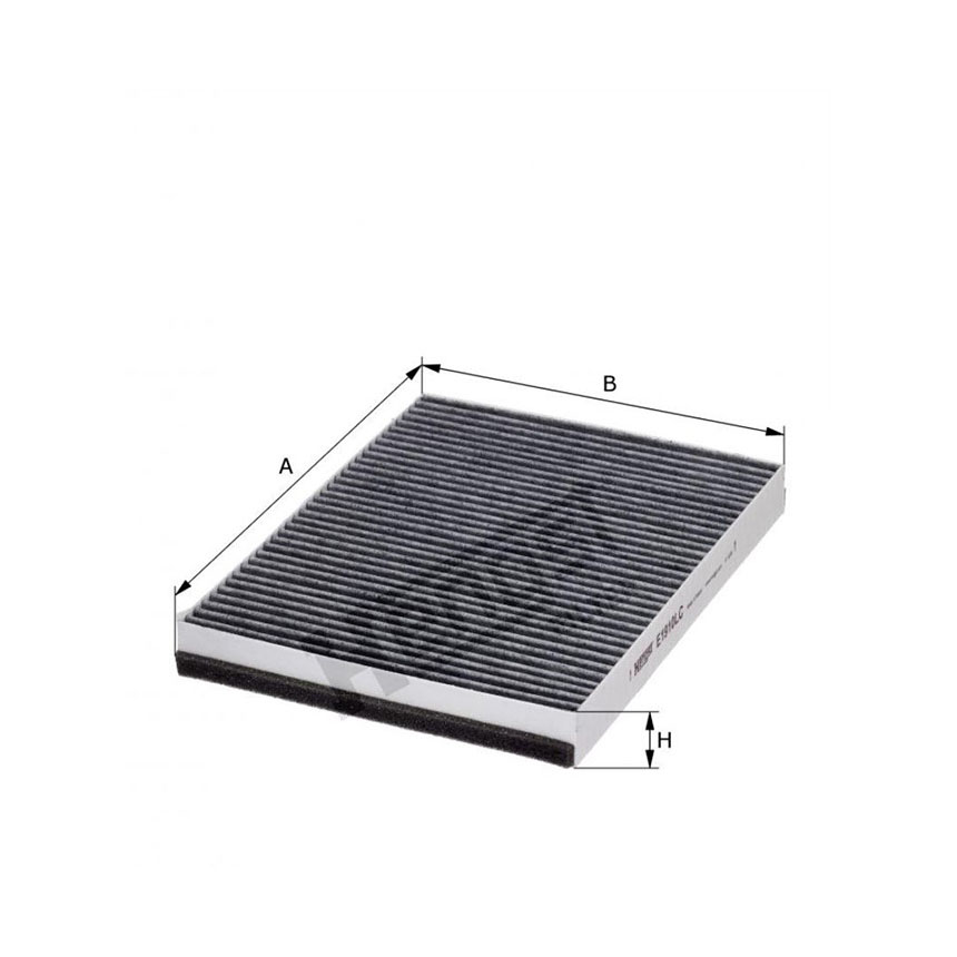 포르쉐 카이엔 3.6 9PA 02-10년 HENGST 활성탄 에어컨필터 58FY