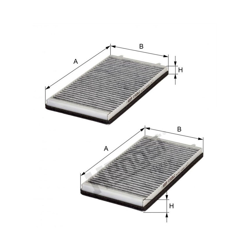 롤스로이스 팬텀 03-17년 HENGST 활성탄 에어컨필터 1MQU