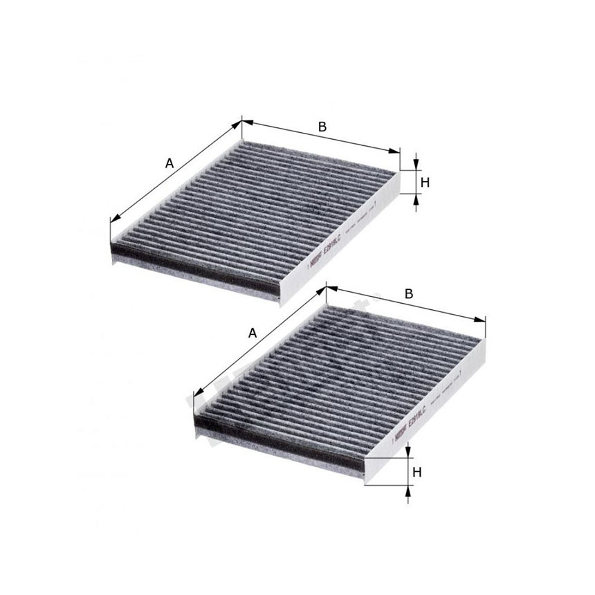 벤츠 S400 Hybrid W221 09-13년 HENGST 활성탄 에어컨필터 1EIS