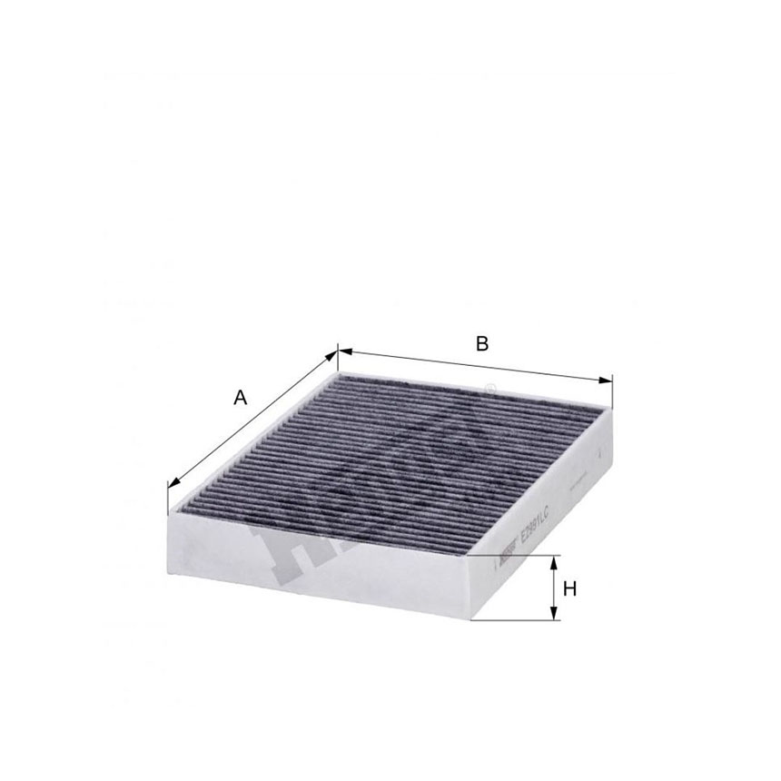 BMW 335i F30 11-15년 HENGST 활성탄 에어컨필터 NU50