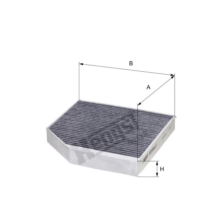 아우디 A7 2.0 TFSI 4G 10-18년 HENGST 활성탄 에어컨필터 IDIU