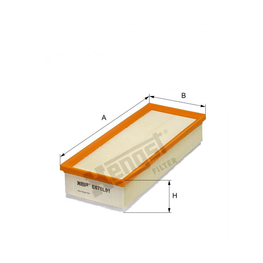 아우디 A4 2.0 TFSI 8K 07-15년 HENGST 에어필터 1OJH