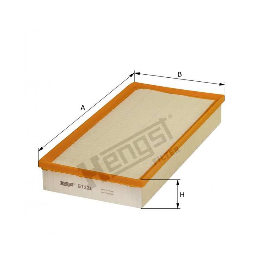 포르쉐 카이엔 3.6 9PA 02-10년 HENGST 에어필터 K56C