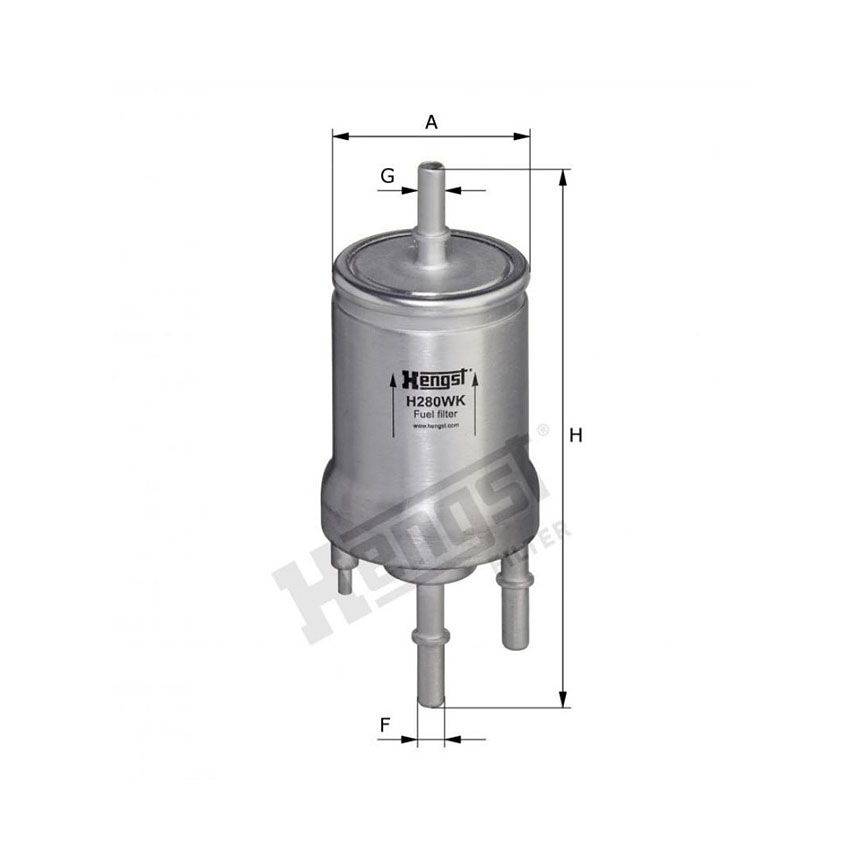 아우디 TT 1.8 TFSI 8J 06-14년 HENGST 연료필터 P17Q