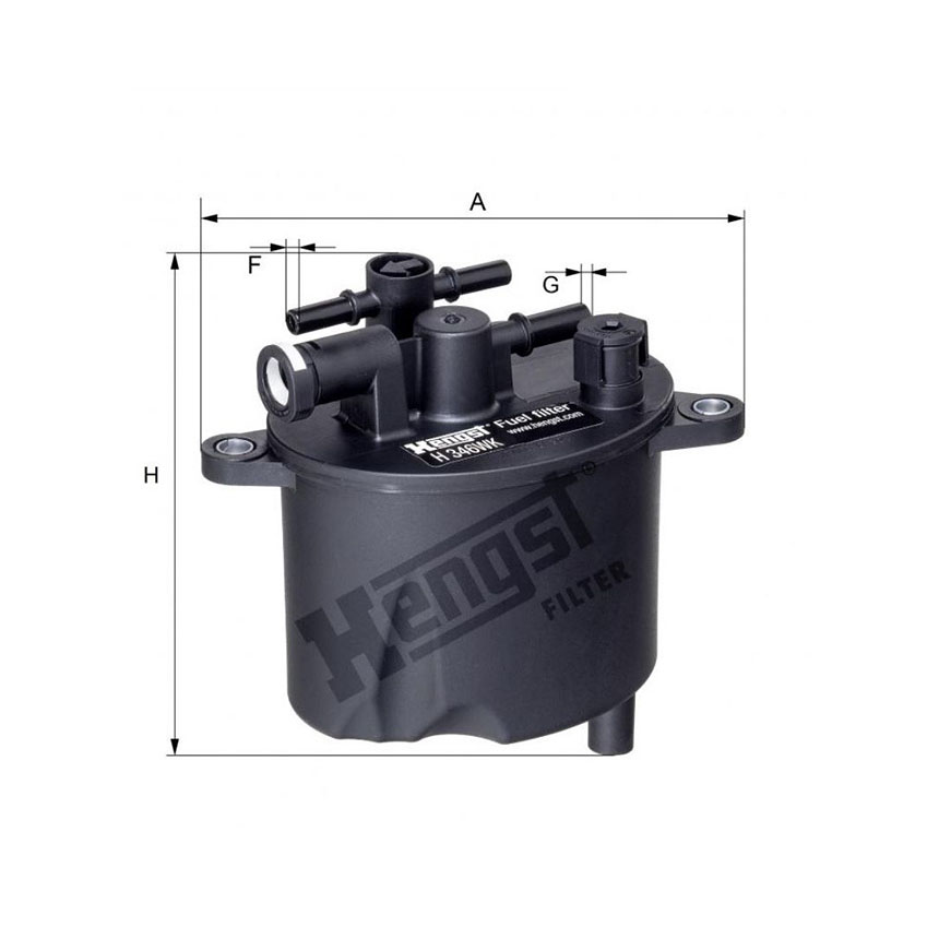포드 몬데오 2.2 TDCi 07-15년 HENGST 연료필터 H3RR