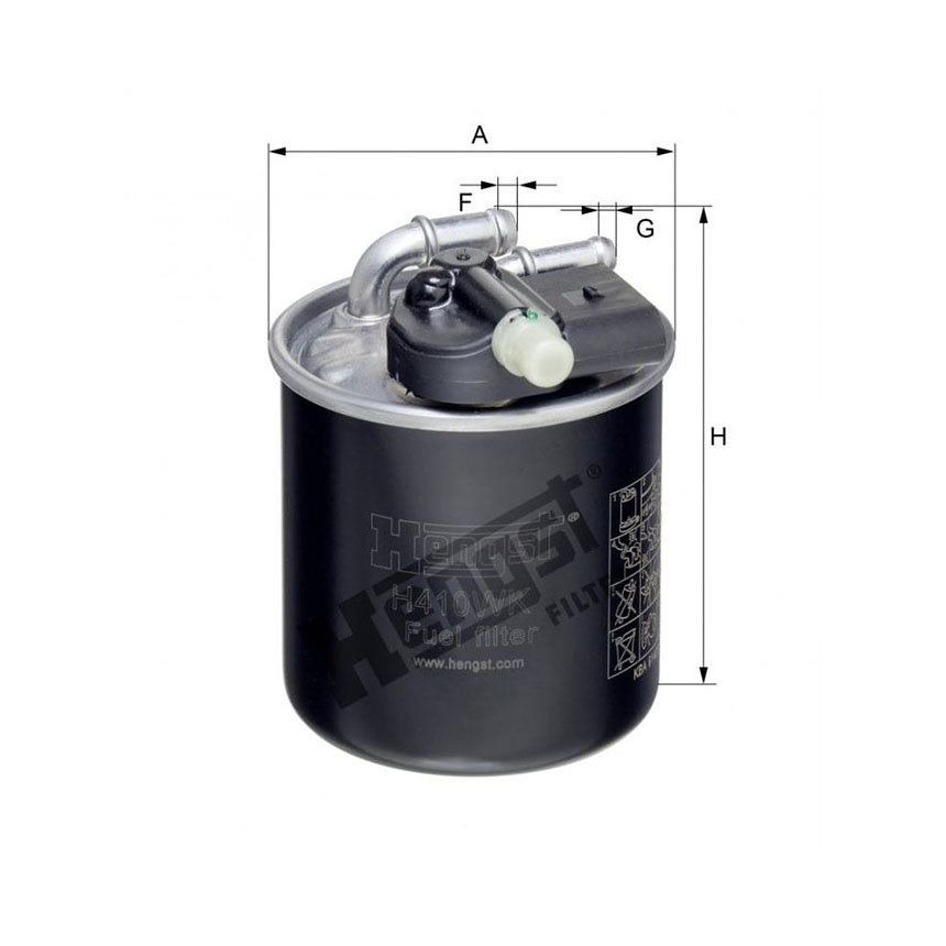 벤츠 B160d W246 13-18년 HENGST 연료필터 E4EW