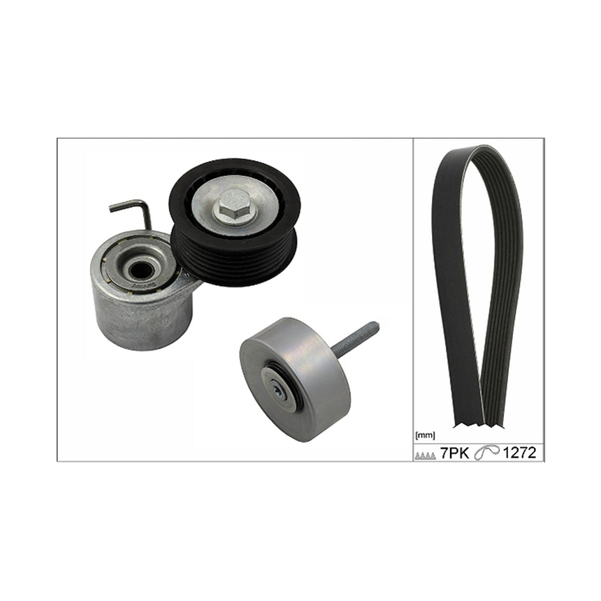 아우디 A7 3.0 TFSI 4G 10-18년 INA 팬벨트 세트 4XPM