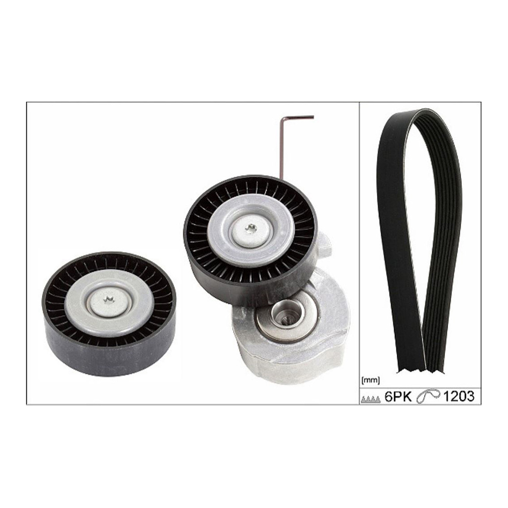 볼보 S60 T 10-18년 INA 팬벨트 세트 720P