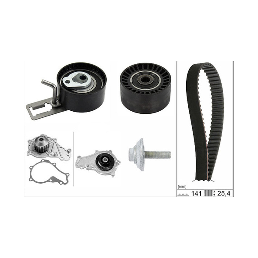 푸조 5008 1.6 HDi 10-17년 INA 워터펌프 타이밍벨트 세트 H0V1