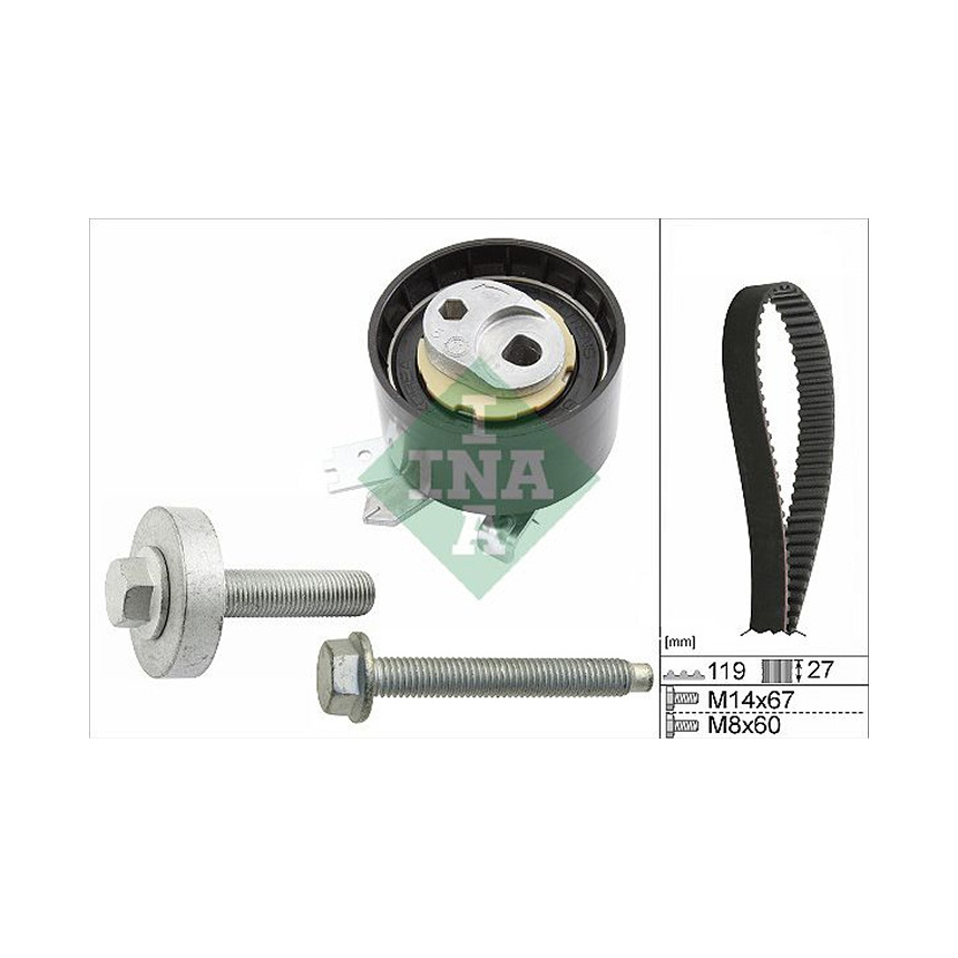 벤츠 B160d W246 13-18년 INA 타이밍벨트 세트 AJW6