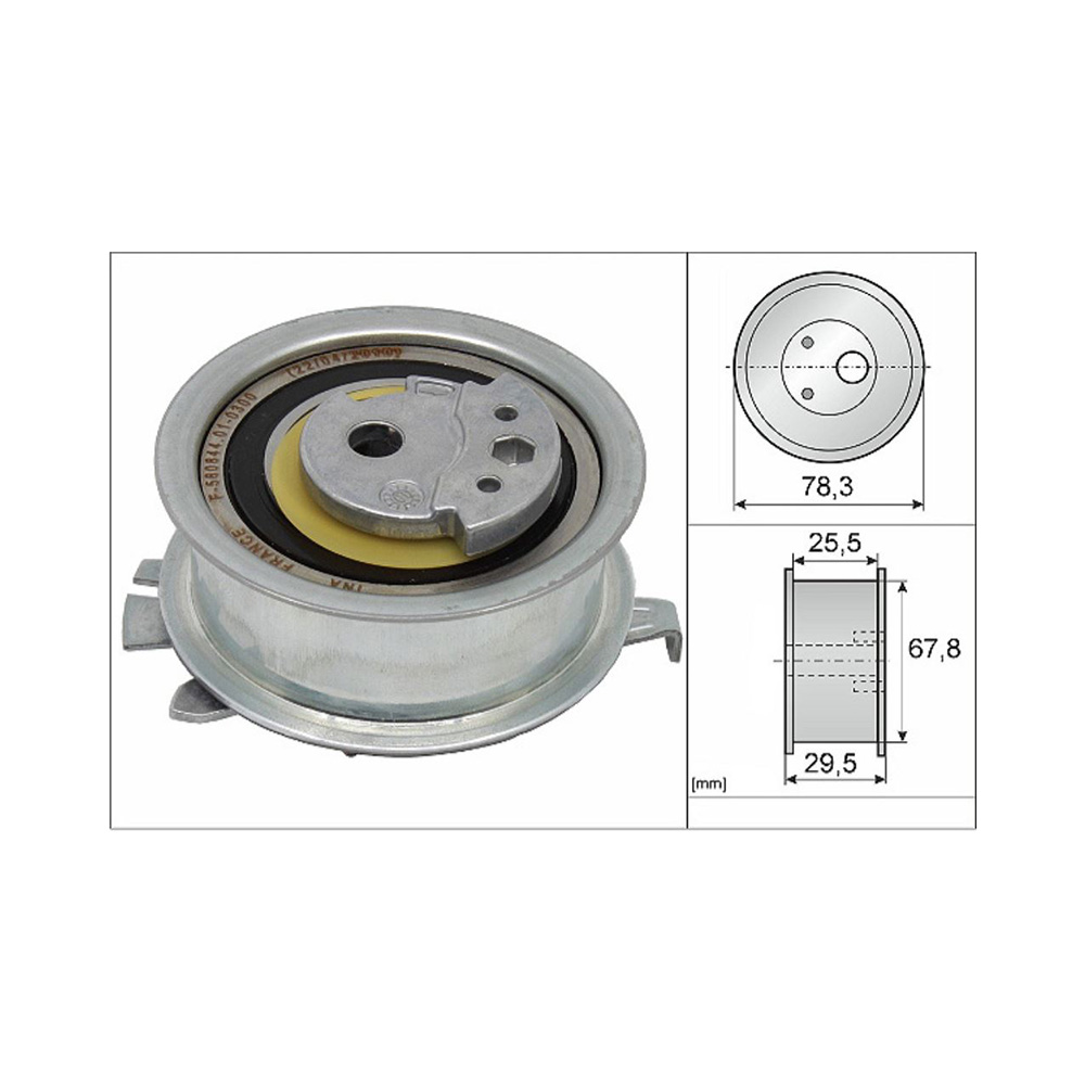 폭스바겐 제타 1.6 TDI 162 10-현재 INA 텐셔너 I3PR