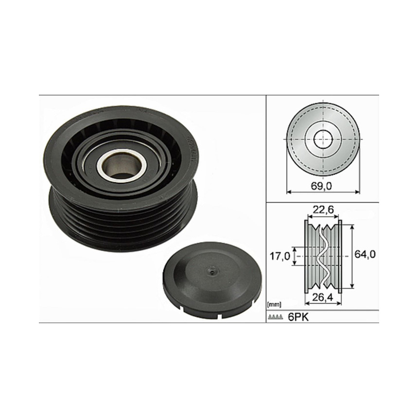 지프 그랜드 체로키 3.6 WK 10-20년 INA 풀리 PEE8