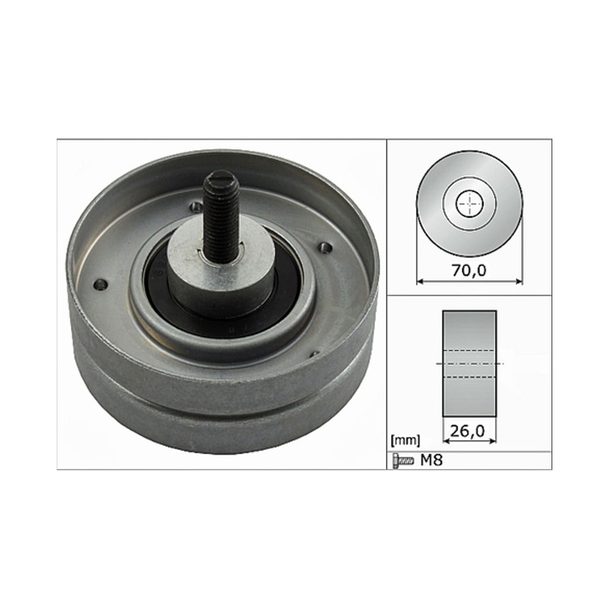 미니 컨버터블 쿠퍼 S R52 04-08년 INA 풀리 D7K3