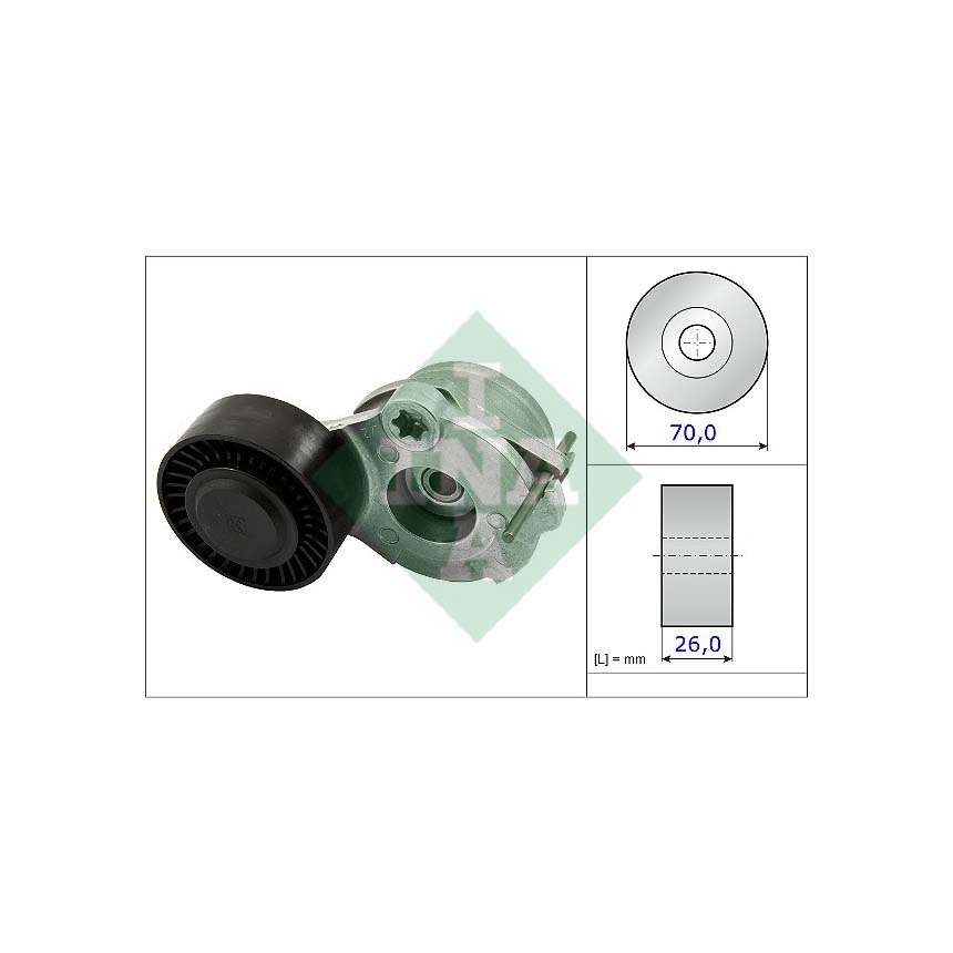 아우디 A7 3.0 TDI 4G 10-18년 INA 텐셔너 SYPG