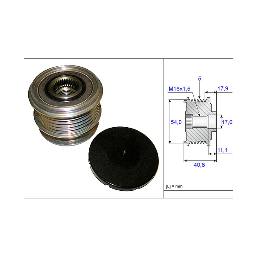 볼보 S60 T 10-18년 INA 발전기 풀리 05AW