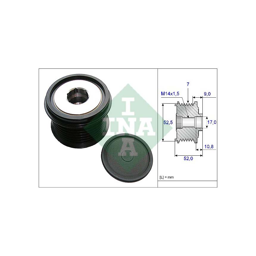토요타 캠리 3.5 11-현재 INA 발전기 풀리 PA75