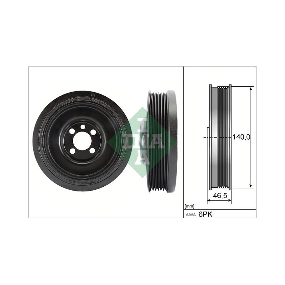 아우디 Q5 2.0 TDI 8R 08-17년 INA 댐퍼풀리 4XJG