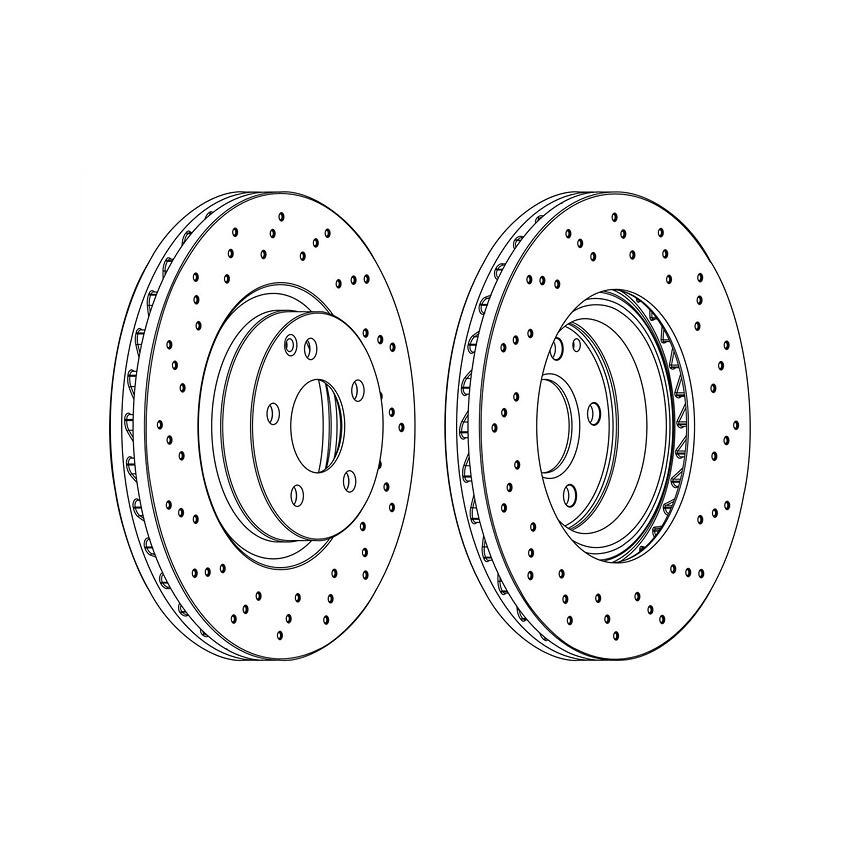 벤츠 S400 Hybrid W221 09-13년 JURID 앞세트 브레이크디스크 564Q