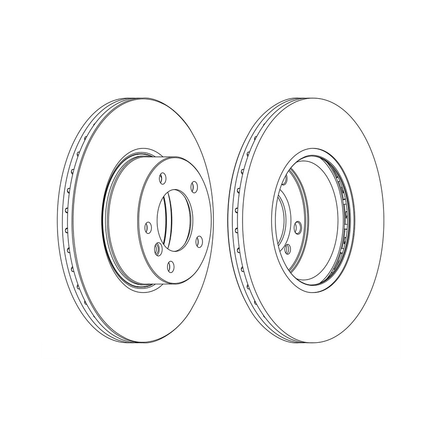 BMW X1 25d E84 09-15년 JURID 앞세트 브레이크디스크 LFKA