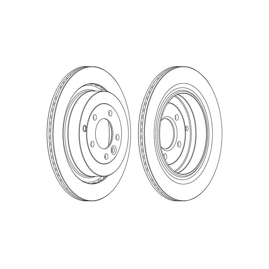 랜드로버 디스커버리 3.0 SDV6 L319 04-18년 JURID 뒤세트 브레이크디스크 1N1A