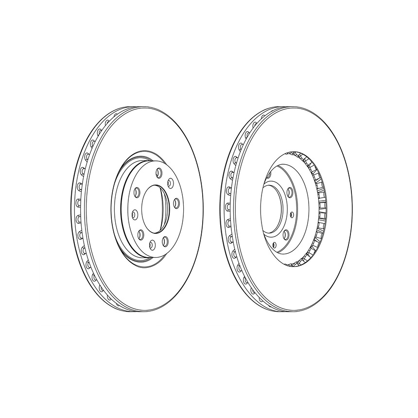 푸조 5008 1.5 BlueHDi 16-현재 JURID 앞세트 브레이크디스크 G0Q0