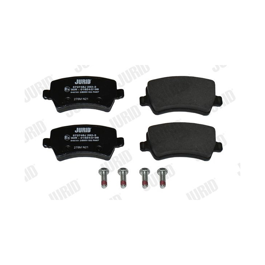 볼보 S60 T 10-18년 JURID 뒤쪽 브레이크패드 R4QN