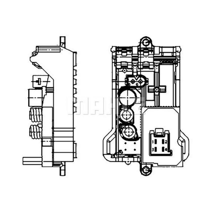 벤츠 E63 AMG W211 06-08년 MAHLE 히터저항 O1V3