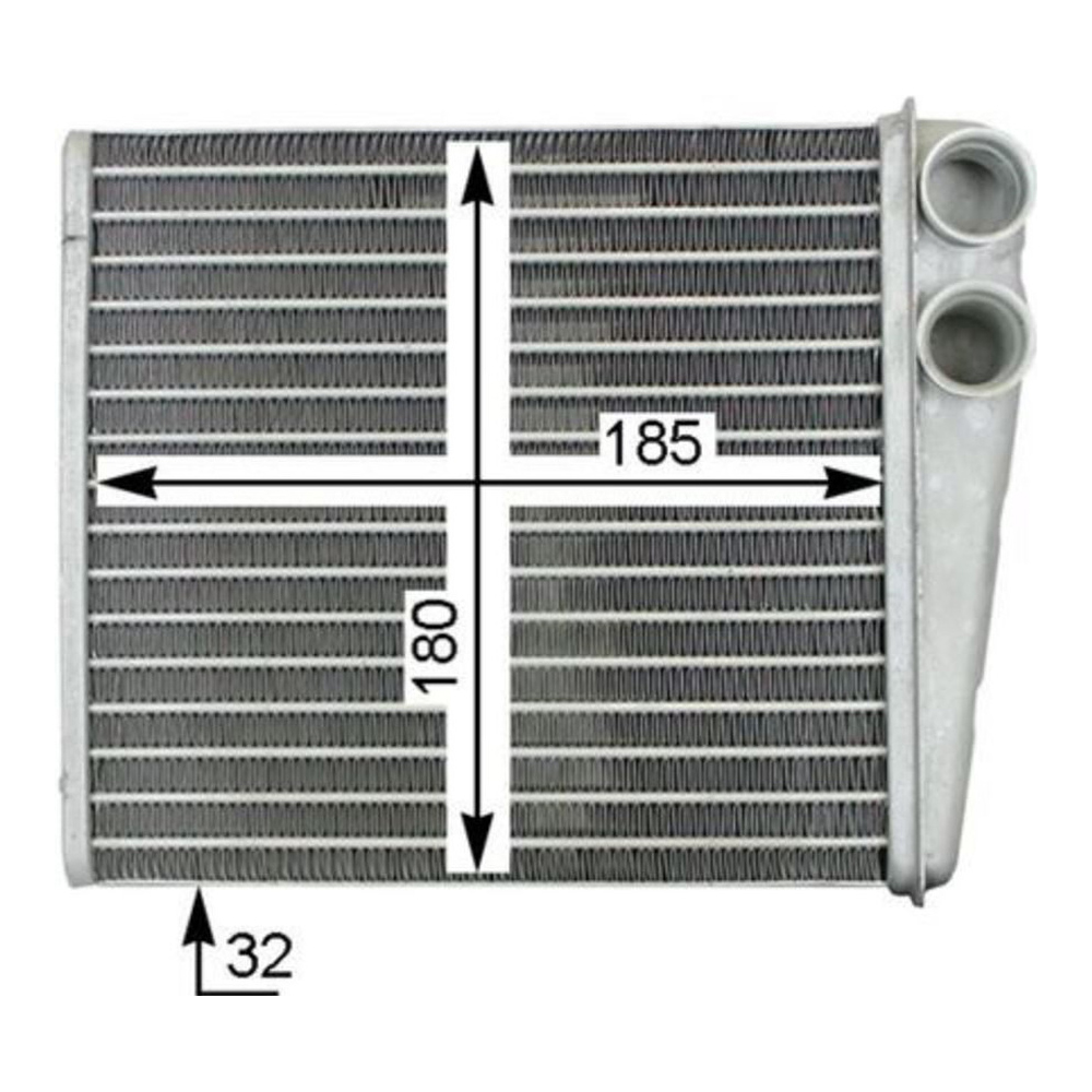 폭스바겐 골프 1.6 FSI 1K1 03-08년 MAHLE 히터코어 LJQ0