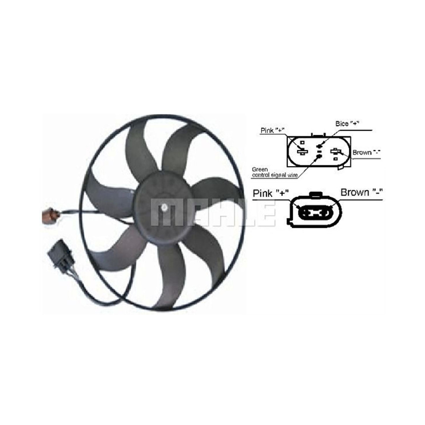 아우디 TT 1.8 TFSI 8J 06-14년 MAHLE 라디에이터팬 QXH3