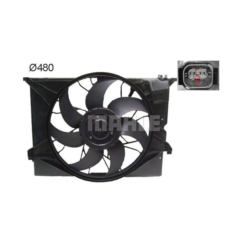 벤츠 S400 Hybrid W221 09-13년 MAHLE 라디에이터팬 C0P4