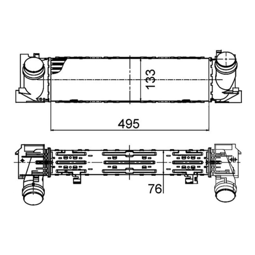BMW 320i F30 12-18년 MAHLE 인터쿨러 PDQ2