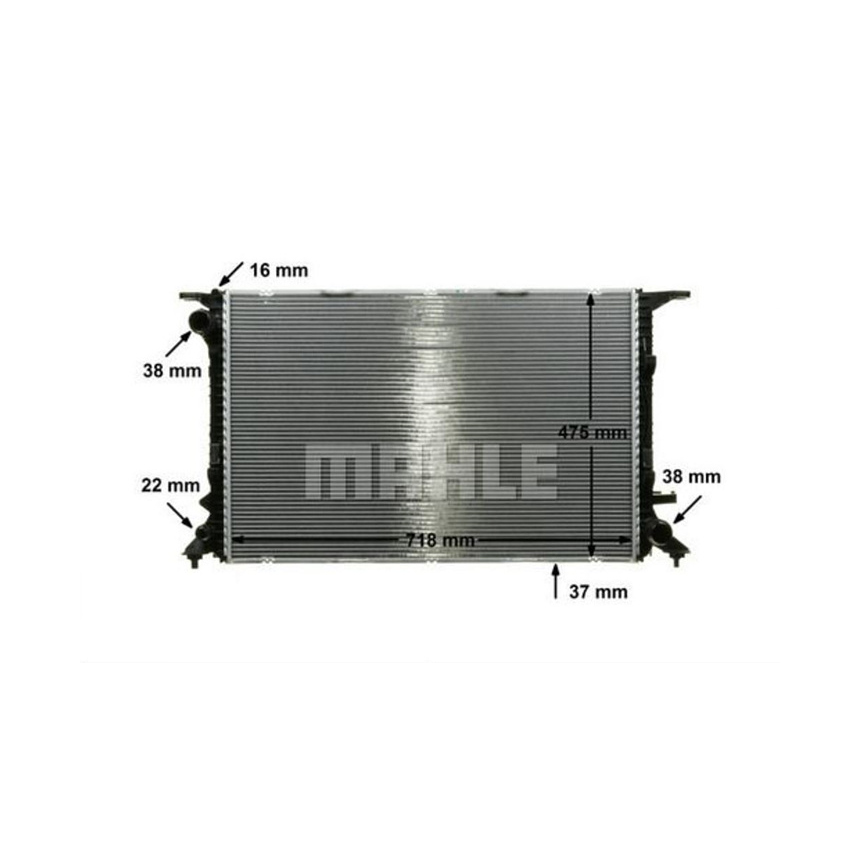 아우디 A7 3.0 TFSI 4G 10-18년 MAHLE 라디에이터 B03C