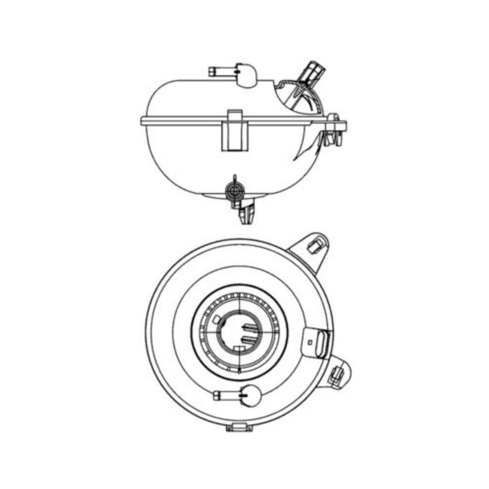 폭스바겐 골프 1.2 TSI 5G1 12-현재 MAHLE 냉각수 보조탱크 5SGO