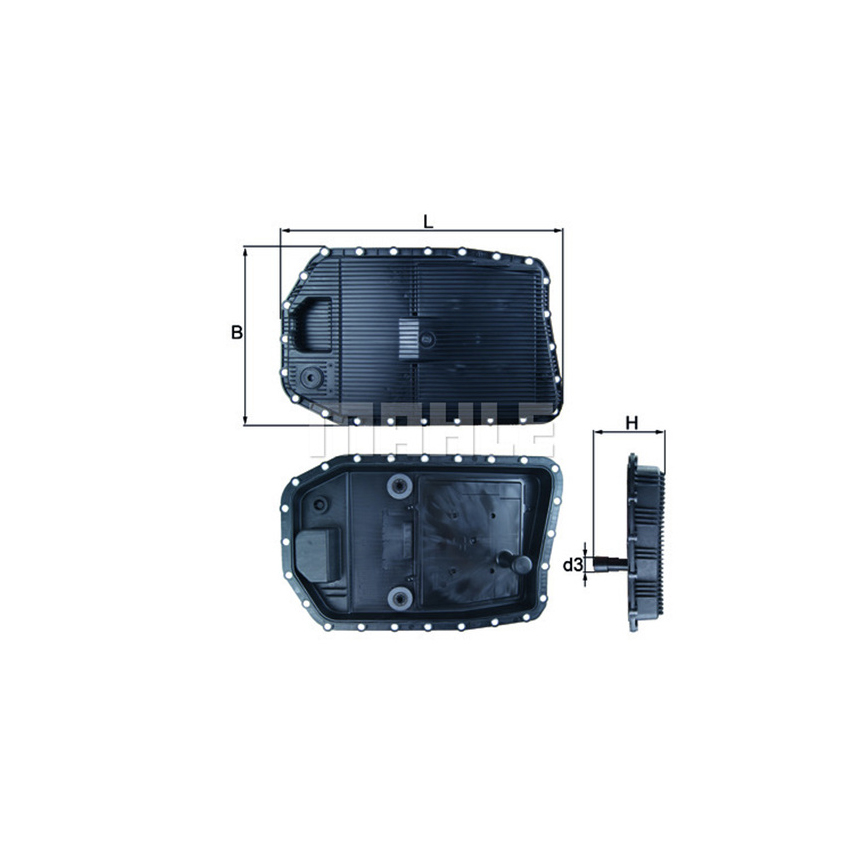 BMW 325i E90 04-11년 MAHLE 미션오일팬 O62H
