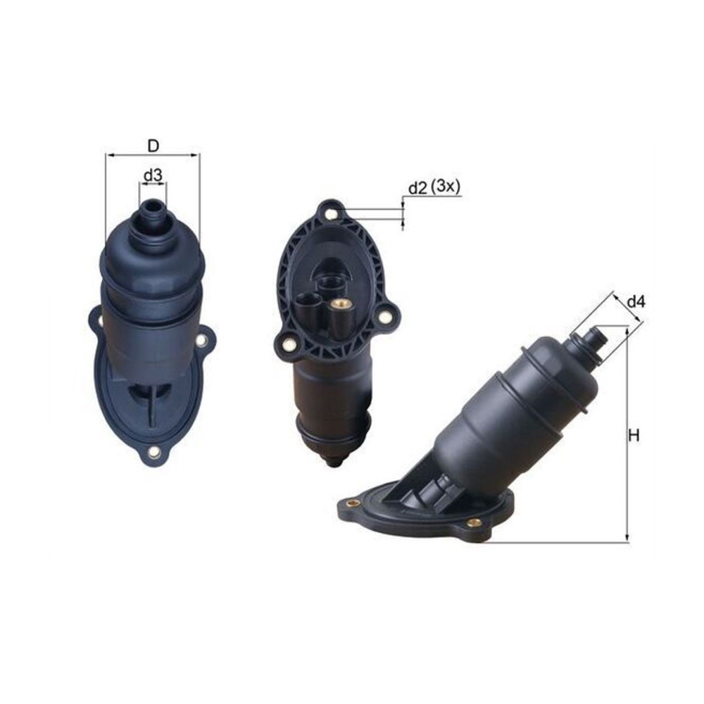 아우디 A4 2.0 TFSI 8K 07-15년 MAHLE 미션오일필터 하우징 G1BM